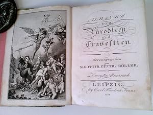 Almanach der Parodien und Travestien. Zweyter Almanach. Allegorisches Titelkupfer von Rosmäßler n...
