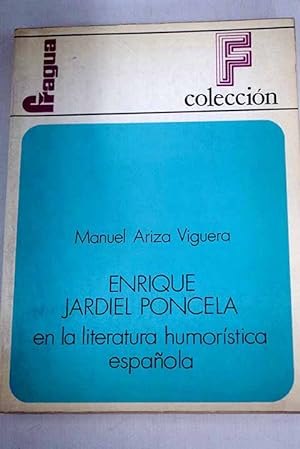 Imagen del vendedor de Enrique Jardiel Poncela en la literatura humorstica espaola a la venta por Alcan Libros