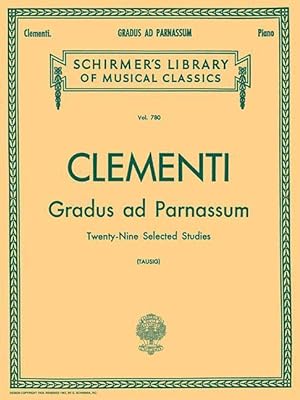 Immagine del venditore per Gradus Ad Parnassum: Schirmer Library of Classics Volume 780 Piano Solo venduto da moluna