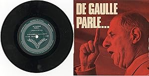 "DE GAULLE PARLE" Discours de guerre 1939-1945 / EP 17cm 33 tours original français / GUILDE INTE...