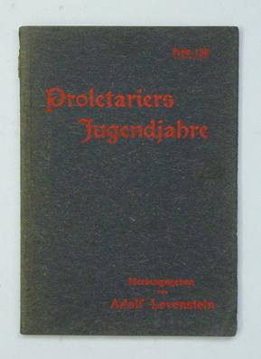 Image du vendeur pour Proletariers Jugendjahre. mis en vente par antiquariat peter petrej - Bibliopolium AG