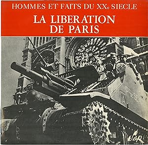 "LA LIBÉRATION DE PARIS" / LP 33 tours original français / SERP H.F. 25 (1ère édition label rouge)