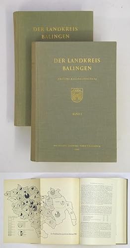 Immagine del venditore per Der Landkreis Balingen 2 Bde. Amtliche Kreisbeschreibung. venduto da antiquariat peter petrej - Bibliopolium AG