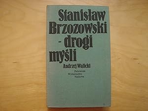 Immagine del venditore per Stanislaw Brzozowski - drogi mysli venduto da Polish Bookstore in Ottawa