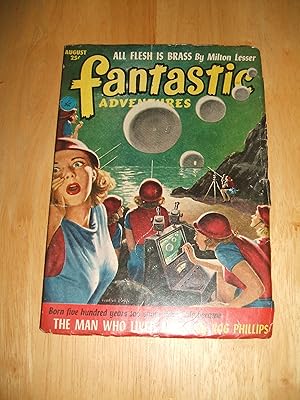 Imagen del vendedor de Fantastic Adventures August 1952 a la venta por biblioboy