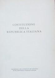 Costituzione della Repubblica Italiana. Supplemento al n. 5 di "Vita Italiana - Documenti e infor...