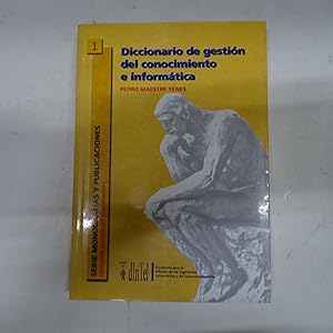 Imagen del vendedor de DICCIONARIO DE GESTION DEL CONOCIMIENTO E INFORMATICA. a la venta por Librera J. Cintas