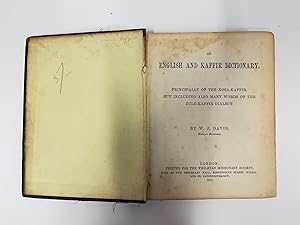 An English Kaffir Dictionary Principally of the Xosa Kaffir