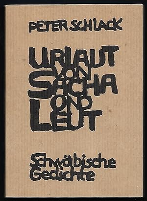 Urlaut. Texte in schwäbischer Mundart und Linolschnitte.