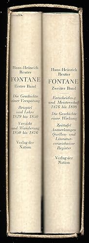 Bild des Verkufers fr Fontane. [Biographie.] (2 Bnde.) zum Verkauf von Antiquariat Bibliomania