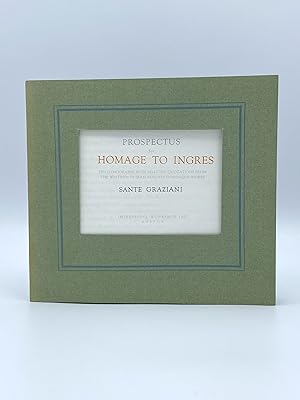 Prospectus for Homage to Ingres