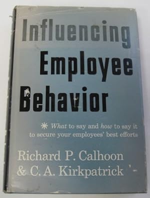 Seller image for Influencing Employee Behavior for sale by Reflection Publications