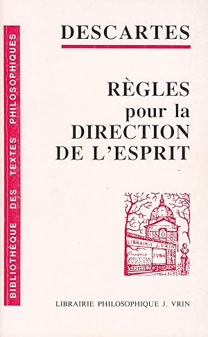 Image du vendeur pour Rgles pour la direction de l'esprit mis en vente par Pare Yannick