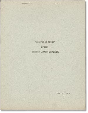 Seller image for Portrait of Jennie (Original Post-production Trailer Dialogue and Cutting Continuity script for the 1948 film) for sale by Royal Books, Inc., ABAA