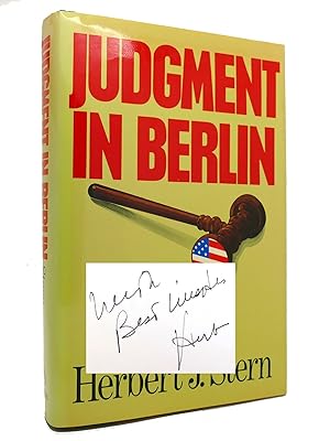 Seller image for JUDGEMENT IN BERLIN Signed 1st for sale by Rare Book Cellar