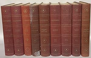 Seller image for California: Pathfinders, Spanish Arcadia, The Great Trek, Gold Days, Oxcart to Airplanes, Outdoor Heritage, Songs and Stories, Land of Homes, March of Industry (9 volume set) for sale by Eureka Books