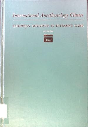 Bild des Verkufers fr European Advances in Intensive Care; International Anesthesiology Clinics; Volume 21, No. 2; zum Verkauf von books4less (Versandantiquariat Petra Gros GmbH & Co. KG)