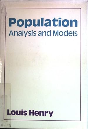 Immagine del venditore per Population: Analysis and Models. venduto da books4less (Versandantiquariat Petra Gros GmbH & Co. KG)