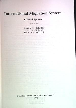 Seller image for International Migration Systems: A Global Approach for sale by books4less (Versandantiquariat Petra Gros GmbH & Co. KG)