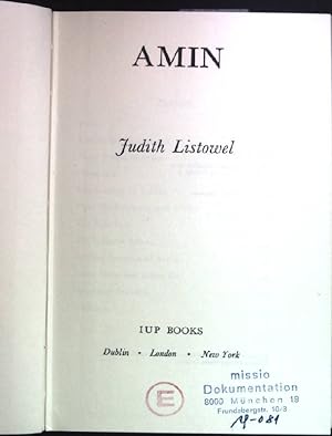 Seller image for Amin. for sale by books4less (Versandantiquariat Petra Gros GmbH & Co. KG)