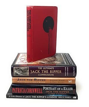 Bild des Verkufers fr Lot of 5 Books About Serial Killer Jack the Ripper London Murder zum Verkauf von Underground Books, ABAA