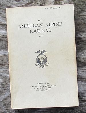 Bild des Verkufers fr The American Alpine Journal 1954 vol 9 no 1 zum Verkauf von JP MOUNTAIN BOOKS