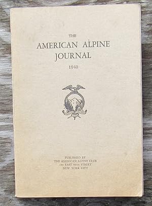The American Alpine Journal 1940 Volume 4 Number 1