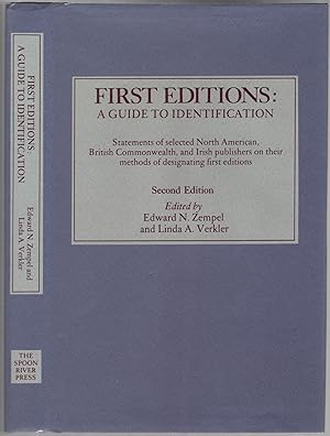 Bild des Verkufers fr First Editions: A Guide to Identification zum Verkauf von Between the Covers-Rare Books, Inc. ABAA
