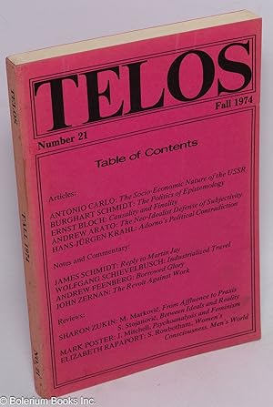 Telos; no. 21 (Fall 1974)