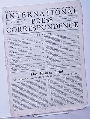 International press correspondence; English edition, vol. 15, no. 5. 2 Feb 1935