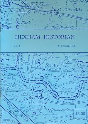 Seller image for Medieval Topography. Hexham Historian No. 5. September 1995 for sale by Barter Books Ltd