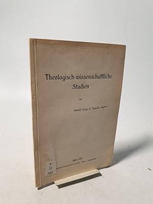 Bild des Verkufers fr Theologisch-wissenschaftliche Studien zum Verkauf von Antiquariat Bookfarm