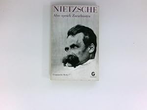 Bild des Verkufers fr Also sprach Zarathustra : ein Buch f. alle u. keinen. Nietzsche, Friedrich: Gesammelte Werke in elf Bnden; Teil: 7., zum Verkauf von Antiquariat Buchhandel Daniel Viertel