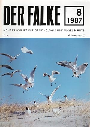 Der Falke. Monatsschrift für Ornithologie und Vogelschutz. Jahrgang 34, 08/1987