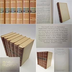 Shakespeares Werke Englisch und Deutsch. Erster bis sechster Band / 6 volumes. Englisch-deutscher...