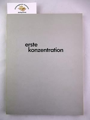 Imagen del vendedor de Erste Konzentration: Georg Baselitz, Antonius Hckelmann, Jrg Immeendorff, Per Kirkeby, Markus Lpertz, A.R. Penck Mit einem Beitrag von Alexander Dckers. a la venta por Chiemgauer Internet Antiquariat GbR