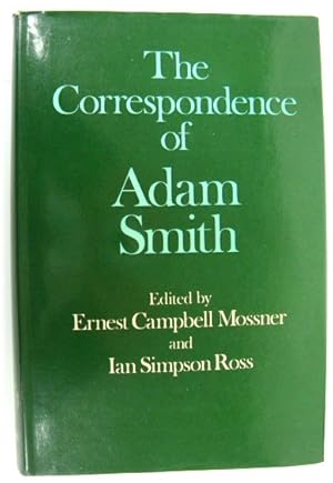 Bild des Verkufers fr The Correspondence of Adam Smith zum Verkauf von PsychoBabel & Skoob Books