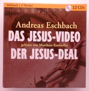 Bild des Verkufers fr Hrbuchbox mit 2 Thrillern: Das Jesus-Video & Der Jesus Deal - 12 CDs. Gelesen von Matthias Koeberlin. zum Verkauf von KULTur-Antiquariat