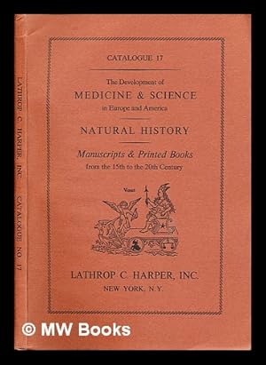 Seller image for Medicine, science and natural history (Catalogue No. 17) for sale by MW Books