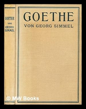 Seller image for Goethe / von Georg Simmel for sale by MW Books