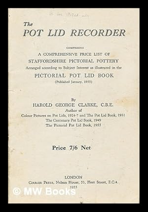 Imagen del vendedor de The pot lid recorder : a supplement to Under-glaze colour picture prints on Staffordshire pottery a la venta por MW Books