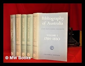 Bild des Verkufers fr Bibliography of Australia - volumes 1-4 with supplement zum Verkauf von MW Books
