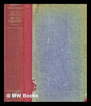 Seller image for Auszug aus der alten, mittleren und neueren Geschichte for sale by MW Books