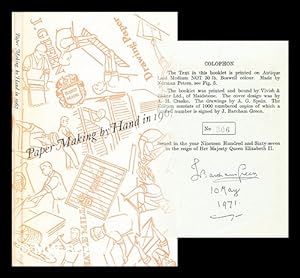 Seller image for Papermaking by hand in 1967 / by J. Barcham Green for sale by MW Books