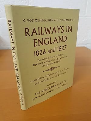 Image du vendeur pour Railways in England 1826 and 1827 mis en vente par D & M Books, PBFA