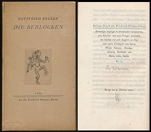 Seller image for Die Berlocken. [Nummeriertes Exemplar.] for sale by Antiquariat Lenzen