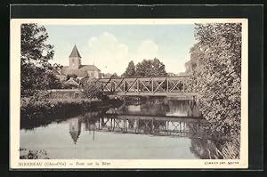 Bild des Verkufers fr Carte postale Mirebeau, Pont sur la Beze zum Verkauf von Bartko-Reher