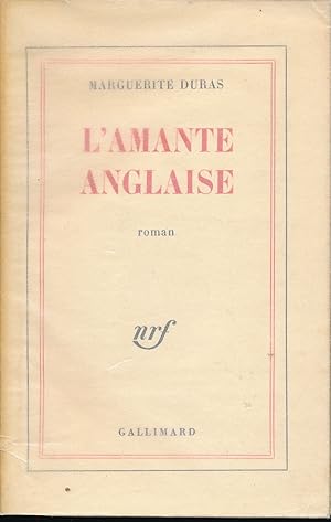 Seller image for L'amante anglaise for sale by LIBRAIRIE GIL-ARTGIL SARL