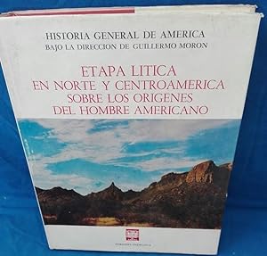Imagen del vendedor de Etapa Ltica En Norte y Centroamrica Sobre Los Orgenes Del Hombre Americano a la venta por Guido Soroka Bookseller
