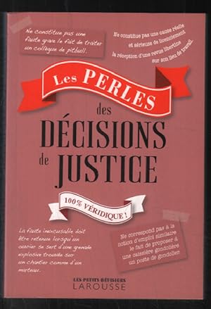 Les perles des décisions de justice